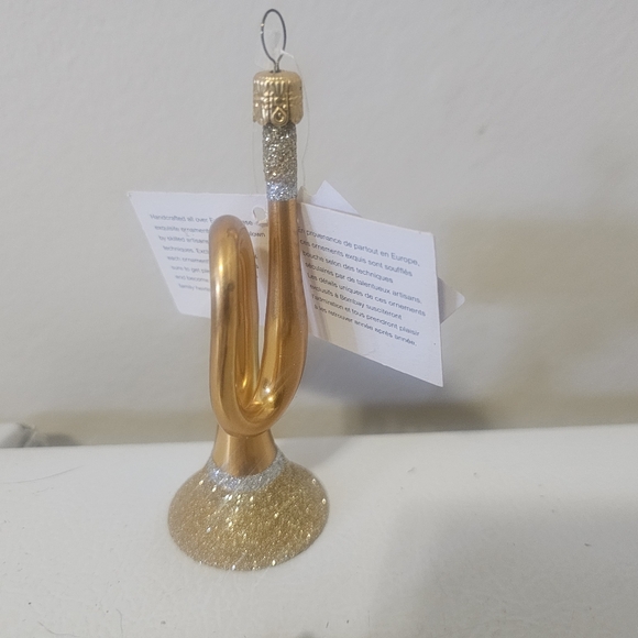 BOMBAY Christmas Glass Ornaments Set of 4 NWT - Picture 2 of 8